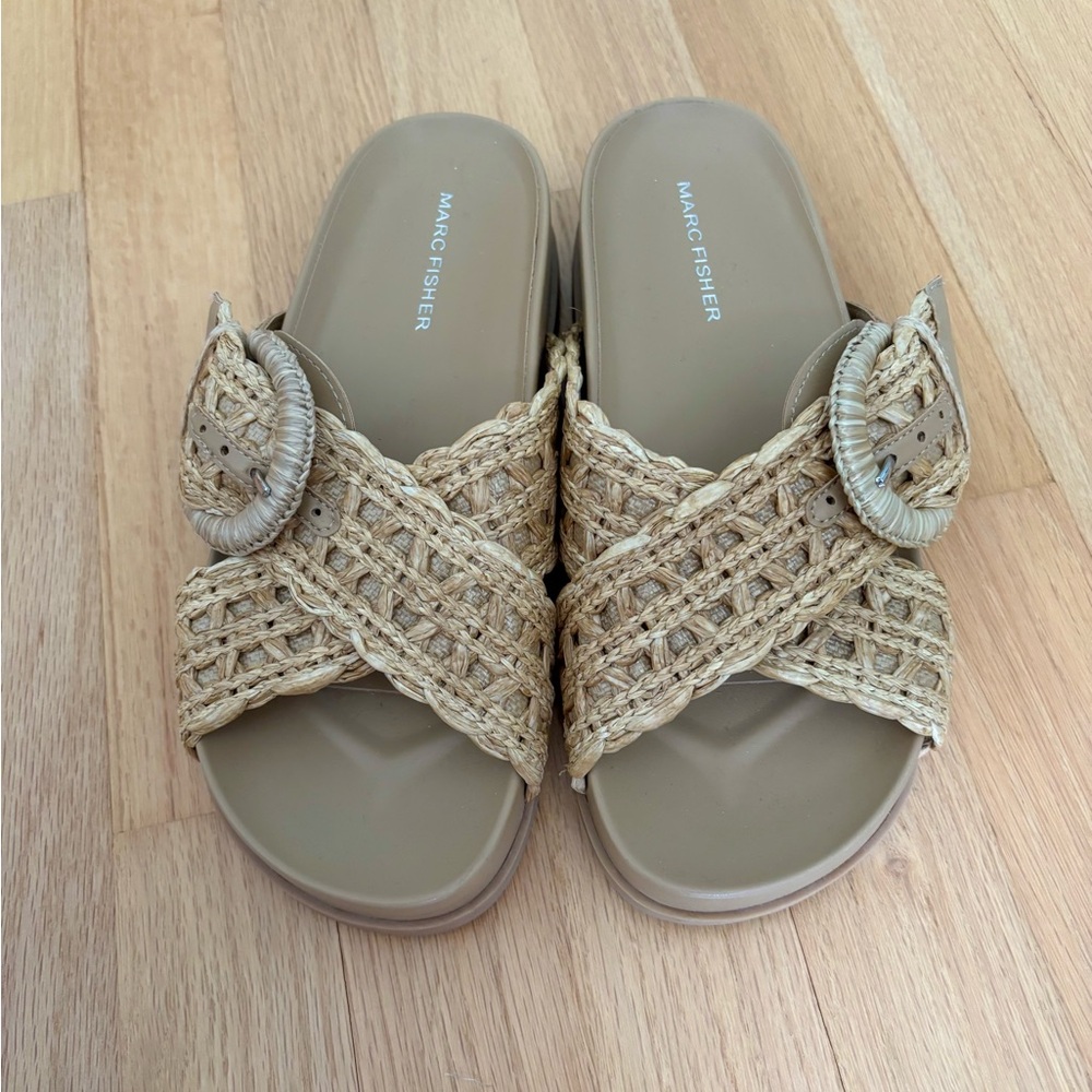 Marc Fisher Tan Sandals